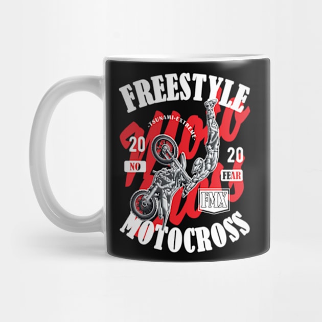 Freestyle Motocross FMX No Fear red by Hariolf´s Mega Store